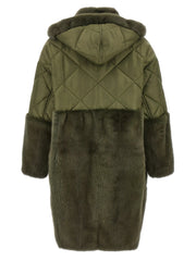 BLANCHA Bicolor Polyester Coat - IT40
