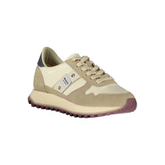 Blauer Beige Leather Women Sneaker - Sneakers