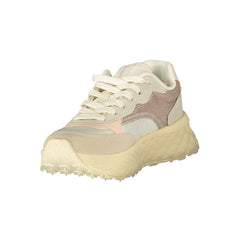 Blauer Beige Polyester Women Sneaker - Sneakers