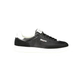 Blauer Black Leather Men Sneaker