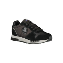 Blauer Black Leather Men Sneaker - Sneakers