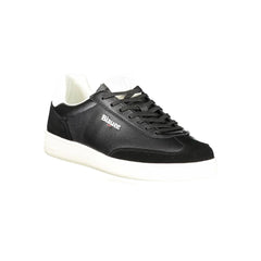Blauer Black Leather Men Sneaker - Sneakers