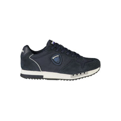 Blauer Blue Leather Men Sneaker