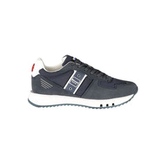 Blauer Blue Leather Men Sneaker - EU43/US10