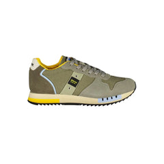 Blauer Green Leather Men Sneaker - EU42/US9