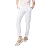 Blauer White Cotton Pant - W30