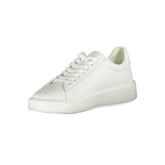 Blauer White Leather Men Sneaker