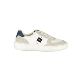 Blauer White Leather Men Sneaker - Sneakers
