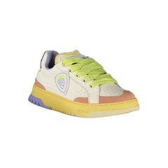 Blauer White Leather Women Sneaker - Sneakers