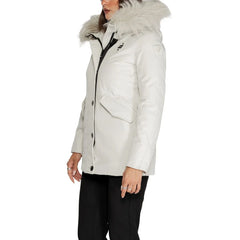 Blauer White Polyester Parka