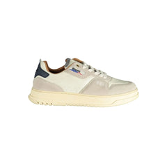 Blauer White Polyethylene Men Sneaker