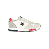 Blauer White Polyethylene Men Sneaker - EU45/US12