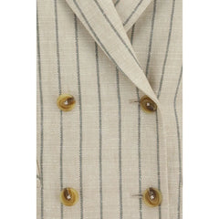Blazé Milano Beige Linen Blazer