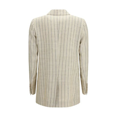 Blazé Milano Beige Linen Blazer