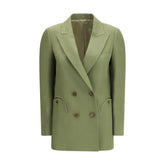 Blazé Milano Bicolor Linen Blazer - Coats & Jackets