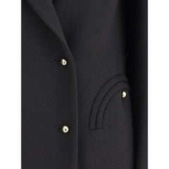Blazé Milano Black Fleece Wool Blazer - II/M