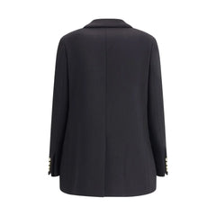 Blazé Milano Black Fleece Wool Blazer - II/M