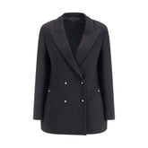 Blazé Milano Black Fleece Wool Blazer - II/M