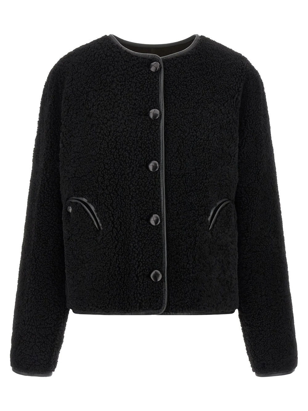 Blazé Milano Black Lamb Leather Shell Jacket - 2