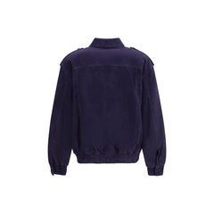 Bomber Blazé Milano bleu en laine Ovis Aries Aries - Vestes Bomber