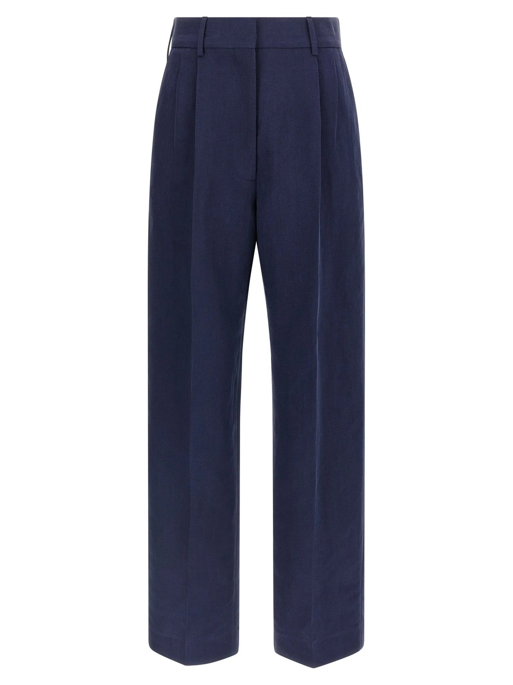 Blazé Milano Blue Linen Casual Pants - 1