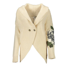 Blugirl Beige Wool Sweater - Cardigans