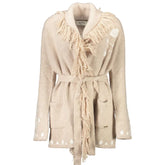 Blugirl Beige Wool Sweater - XL - Cardigans