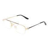 BMW Gold Men Glasses Frame - Eyeglasses