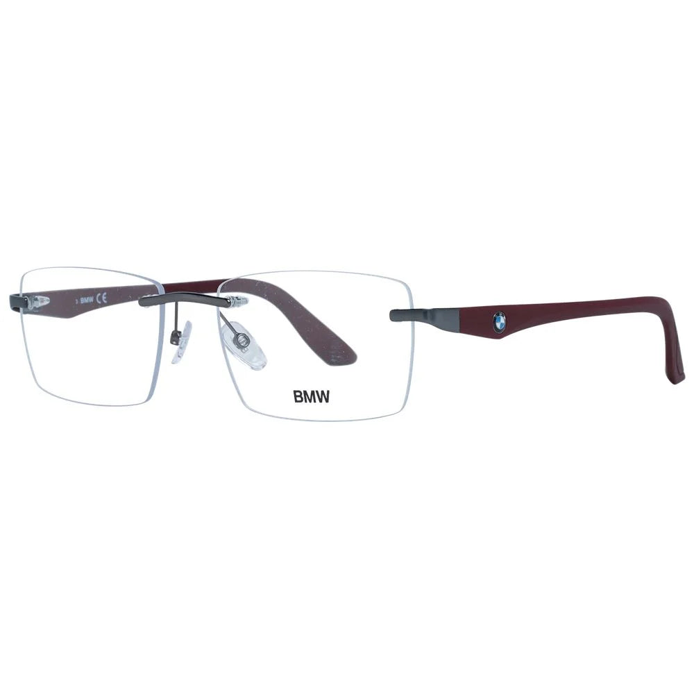 BMW Gray Men Glasses Frame - Eyeglasses