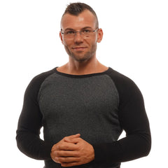 BMW Gray Men Glasses Frame - Eyeglasses