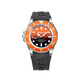 Bobroff Black Rubber Watch