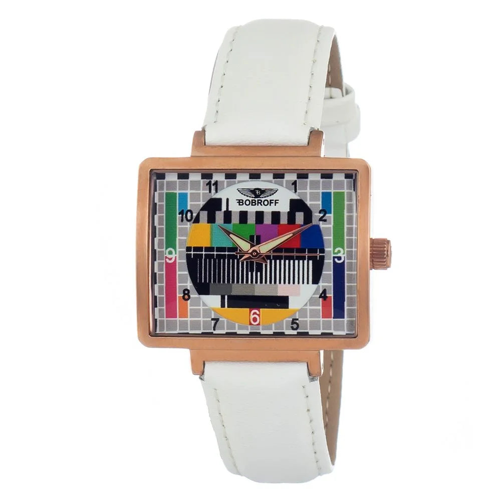 Bobroff White Leather Watch - Watches