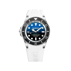 Orologio sportivo bianco in gomma Bobroff
