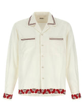 BODE multicolor cotton blouse for men featuring a vibrant patchwork-inspired pattern and relaxed button-down silhouette.