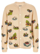 BODE Multicolor Merino Wool Cardigan