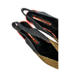 Borbonese Beige Leather Women Ballet Flat - EU37/US7