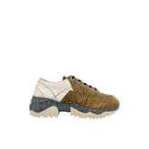 Borbonese Beige Leather Women Sneaker