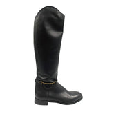 Borbonese Black Leather Women Boot