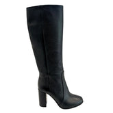 Borbonese Black Leather Women Boot - EU37/US7