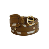 Borbonese Brown Genuine Leather Women Belt - UNI