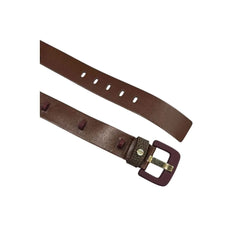 Borbonese Brown Genuine Leather Women Belt - UNI