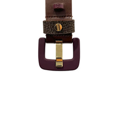 Borbonese Brown Genuine Leather Women Belt - UNI