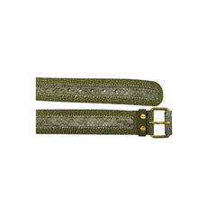 Borbonese Green Genuine Leather Women Belt - UNI