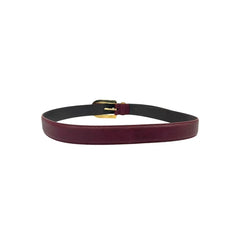 Borbonese Red Leather Women Belt - UNI
