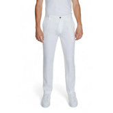 Borghese White Linen Pant