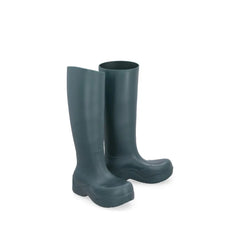 Bottega Veneta Bicolor Rubber Rain Boots - EU36/US6