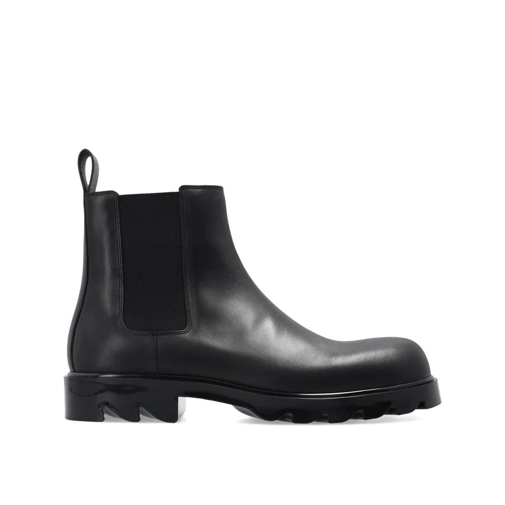 Bottega Veneta Black Calfskin Chelsea Boots - EU42.5/US9.5
