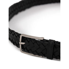 Bottega Veneta Black Leather Belt - Belts