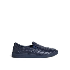 Bottega Veneta Blue Calfskin Low Top Sneakers - EU40/US7 - Sneakers