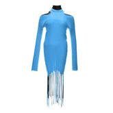 Bottega Veneta Blue Cotton Long - M - Dresses